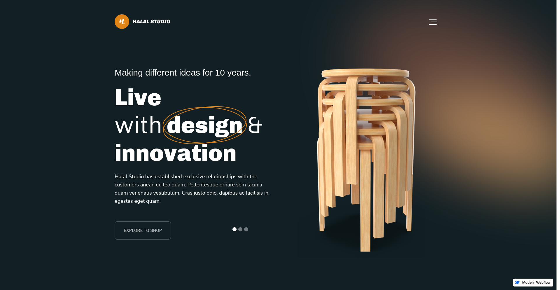 Furniture Landing Page