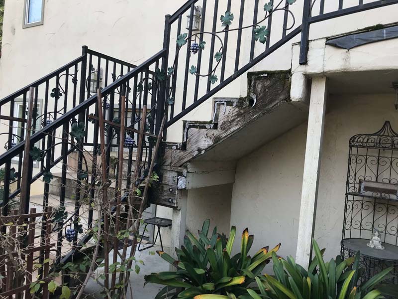 Staircase Rebuild before