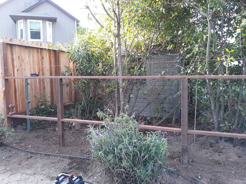 Carmichael Fence before