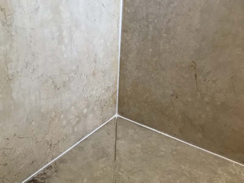 Bathroom Caulk after