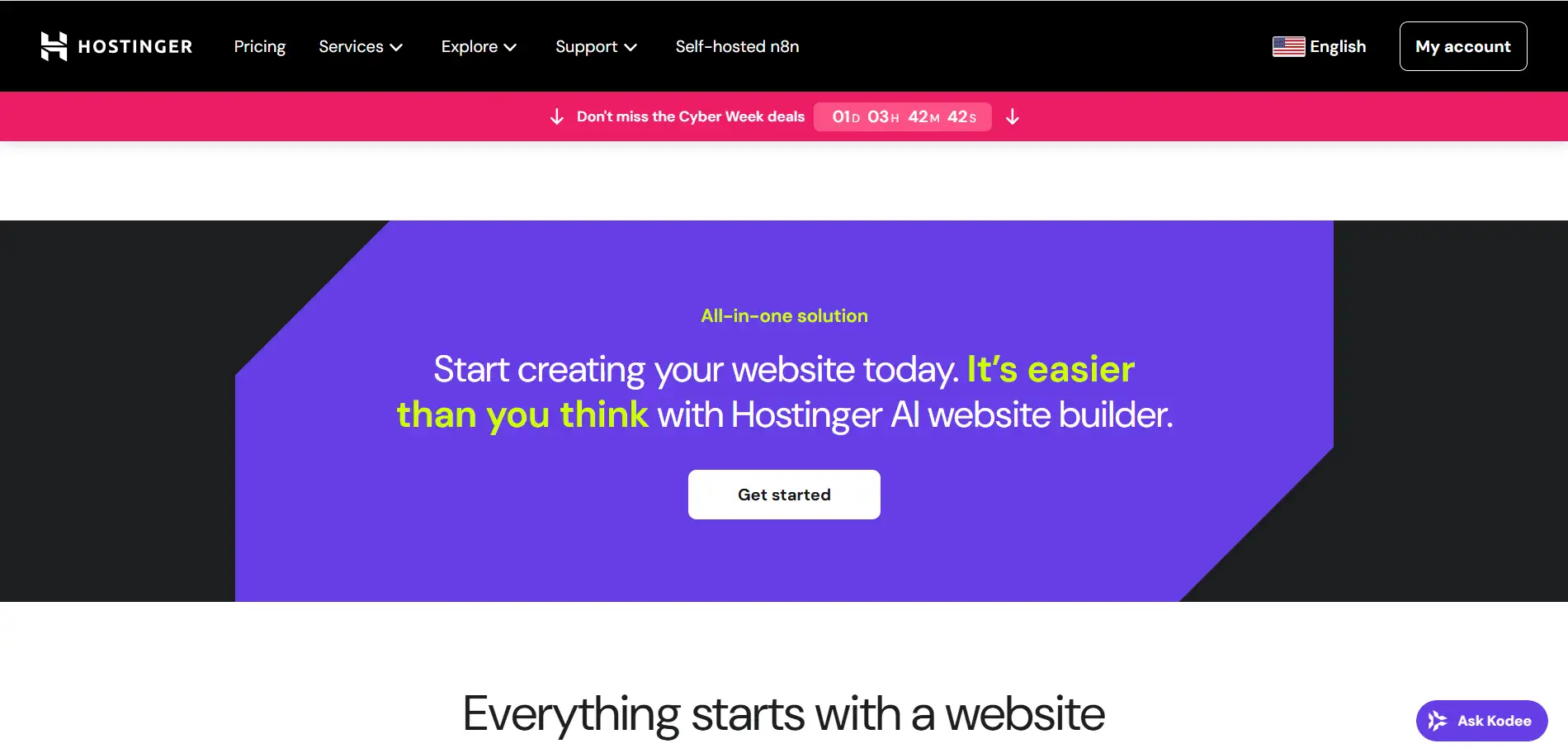 Hostinger AI Builder Hostinger AI Builder