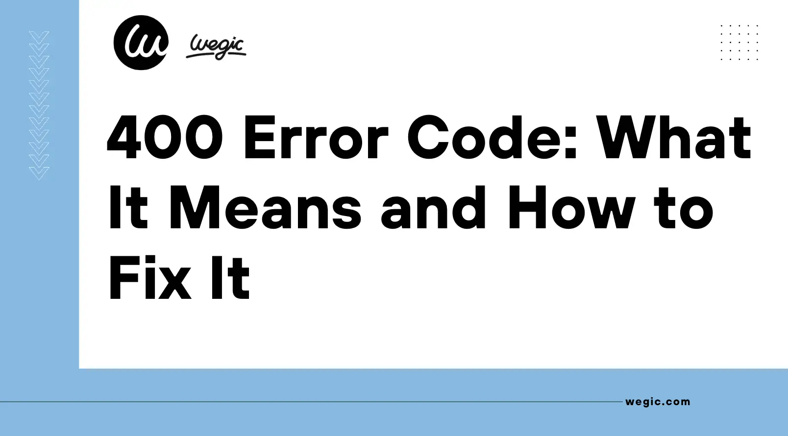 what is 400 error code guide to basics