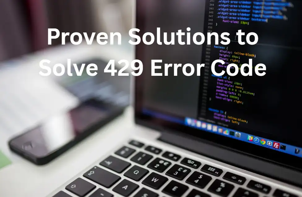 Solve 429 error code on a laptop
