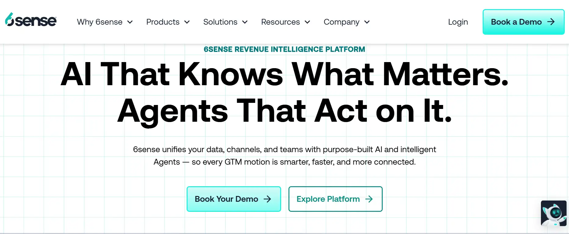 6sense's homepage 6sense's homepage