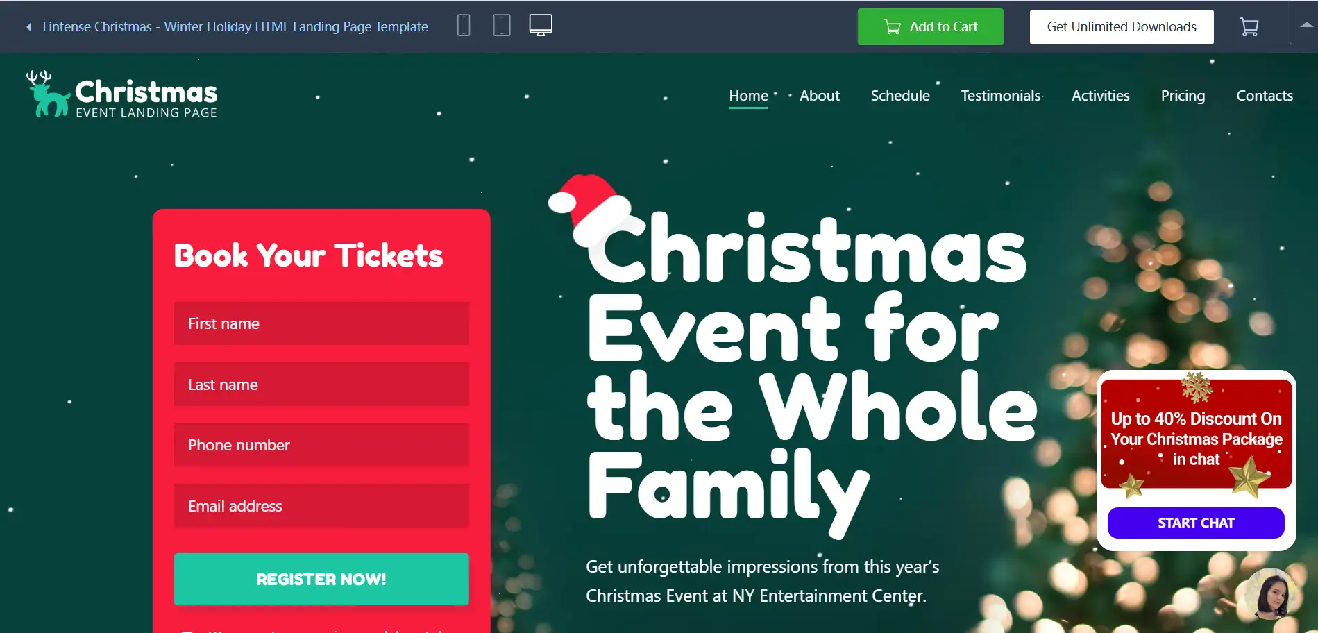 Christmas Email-to-Website Campaign Template Christmas Email-to-Website Campaign Template