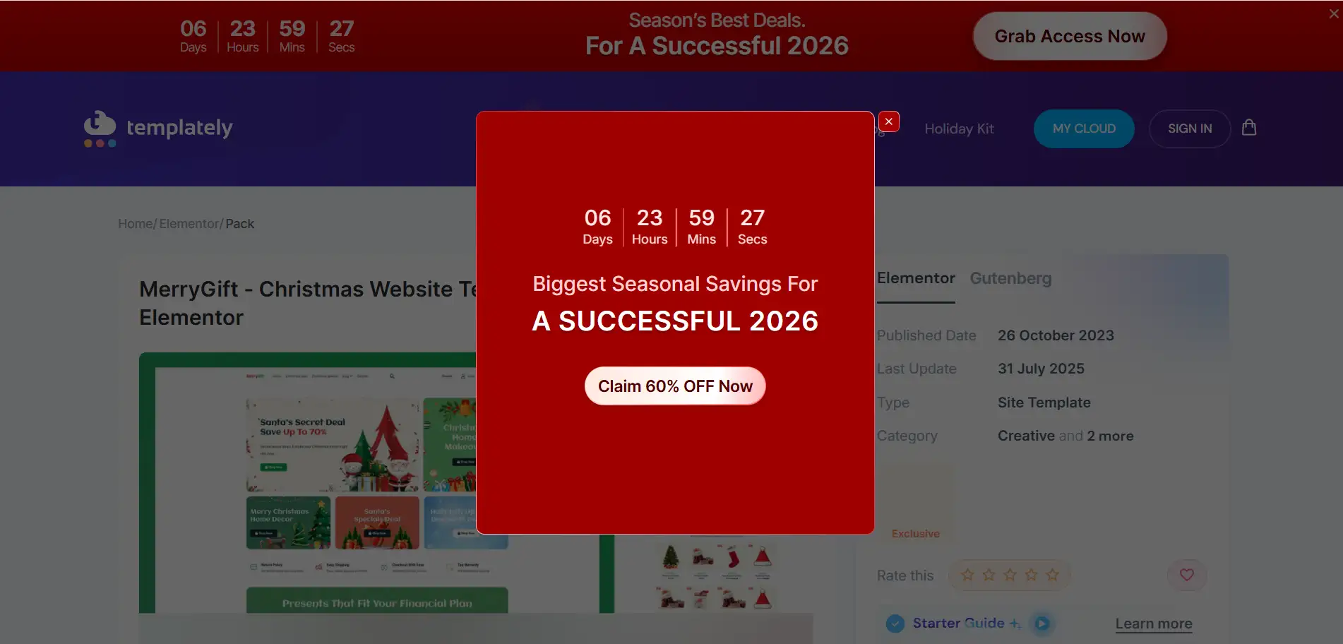 Countdown & Limited-Time Offer Template Countdown & Limited-Time Offer Template