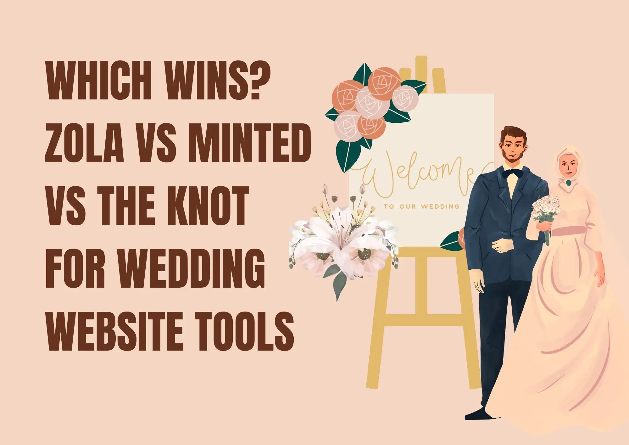 Which Wins? Zola vs Minted vs The Knot for Wedding Website Tools