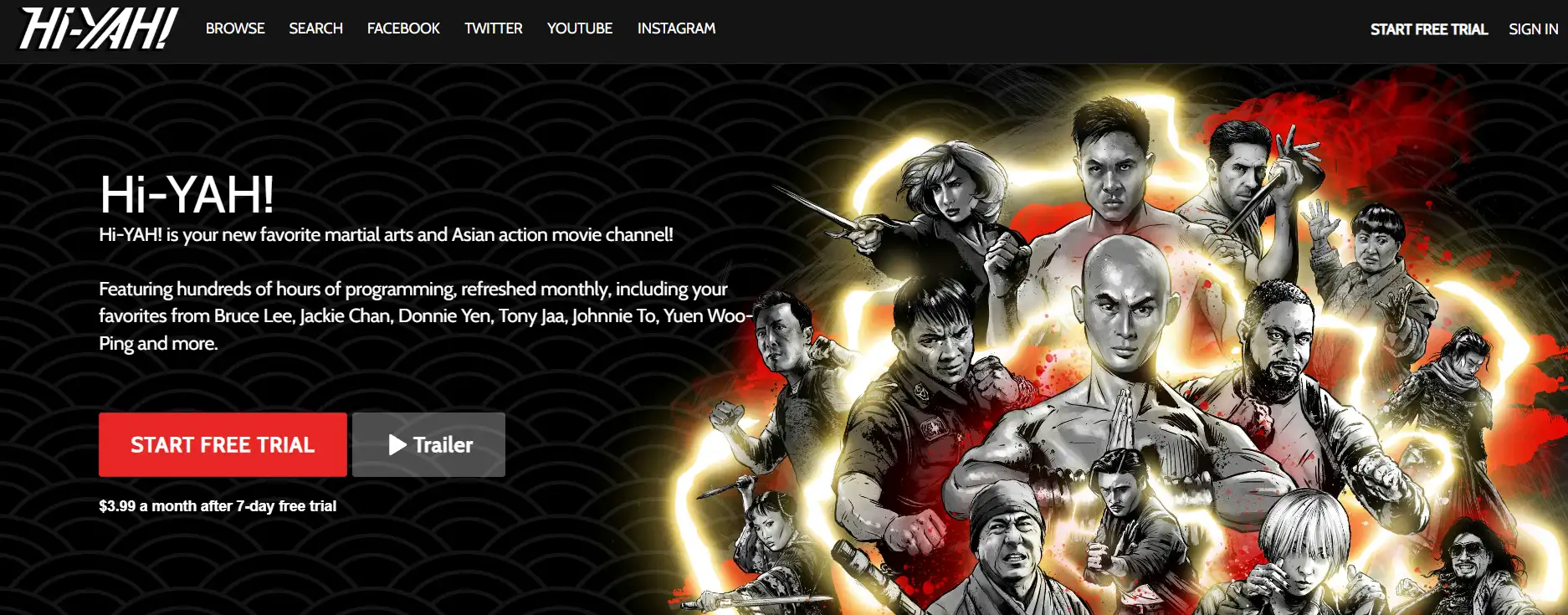 hi-yah homepage
