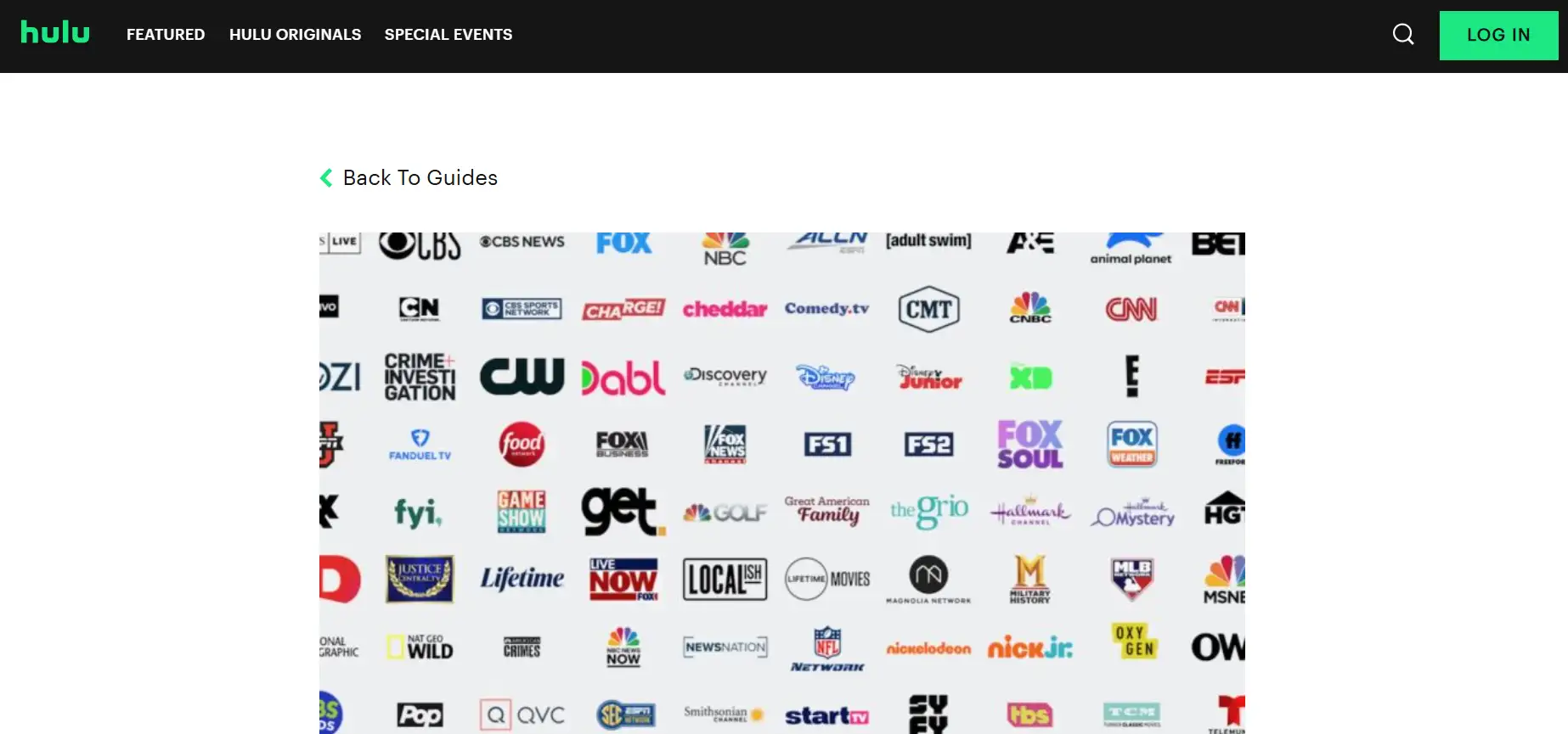 hulu homepage