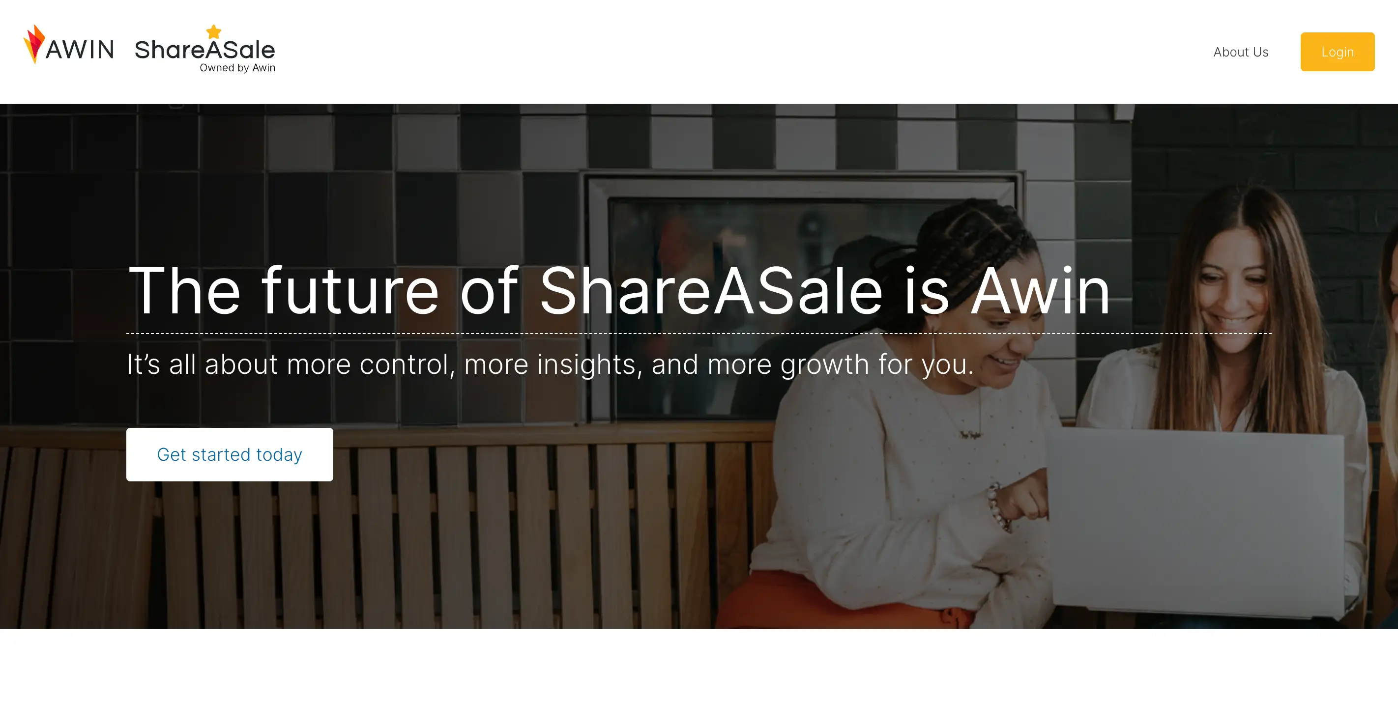 ShareASale homepage