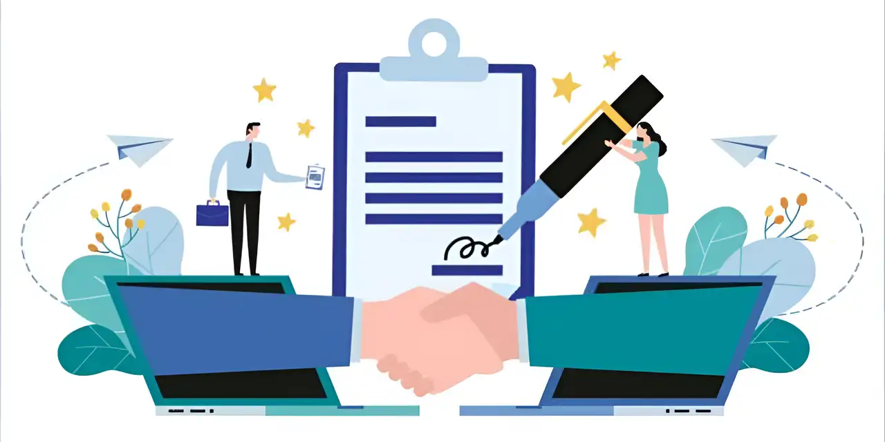 people signing an alliance contract