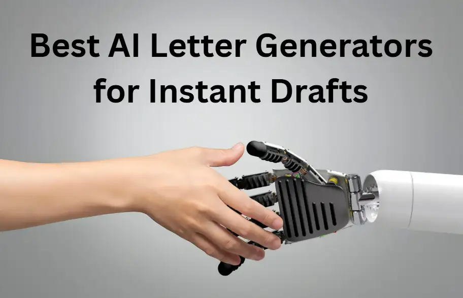 Best AI letter generators to shake hands for instant drafts