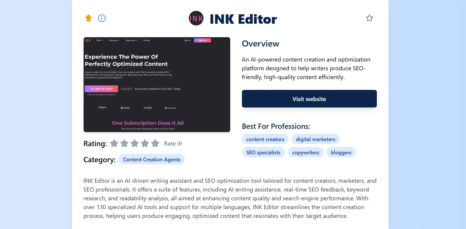 INK Editor