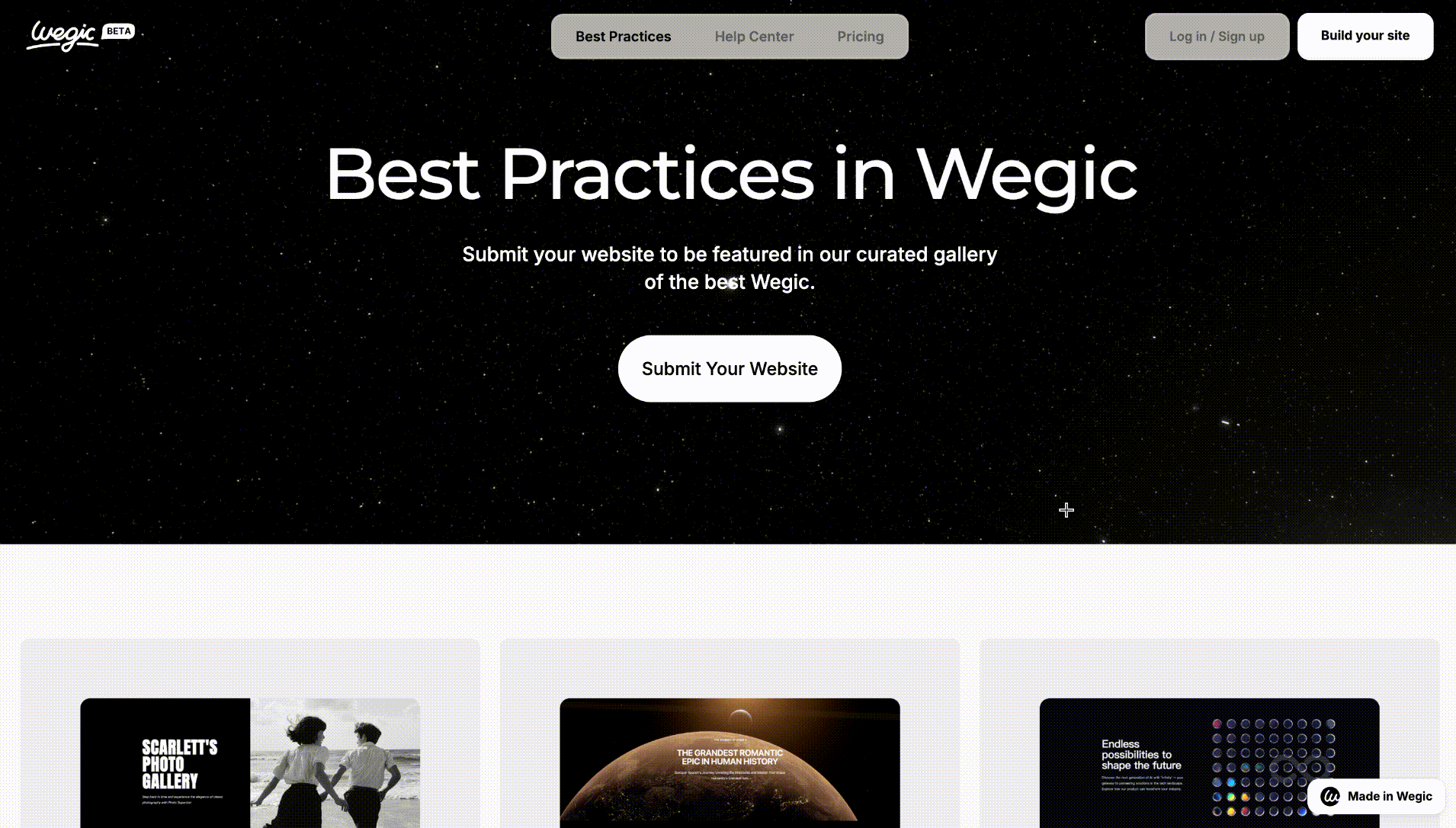 Wegic's best practices for website building