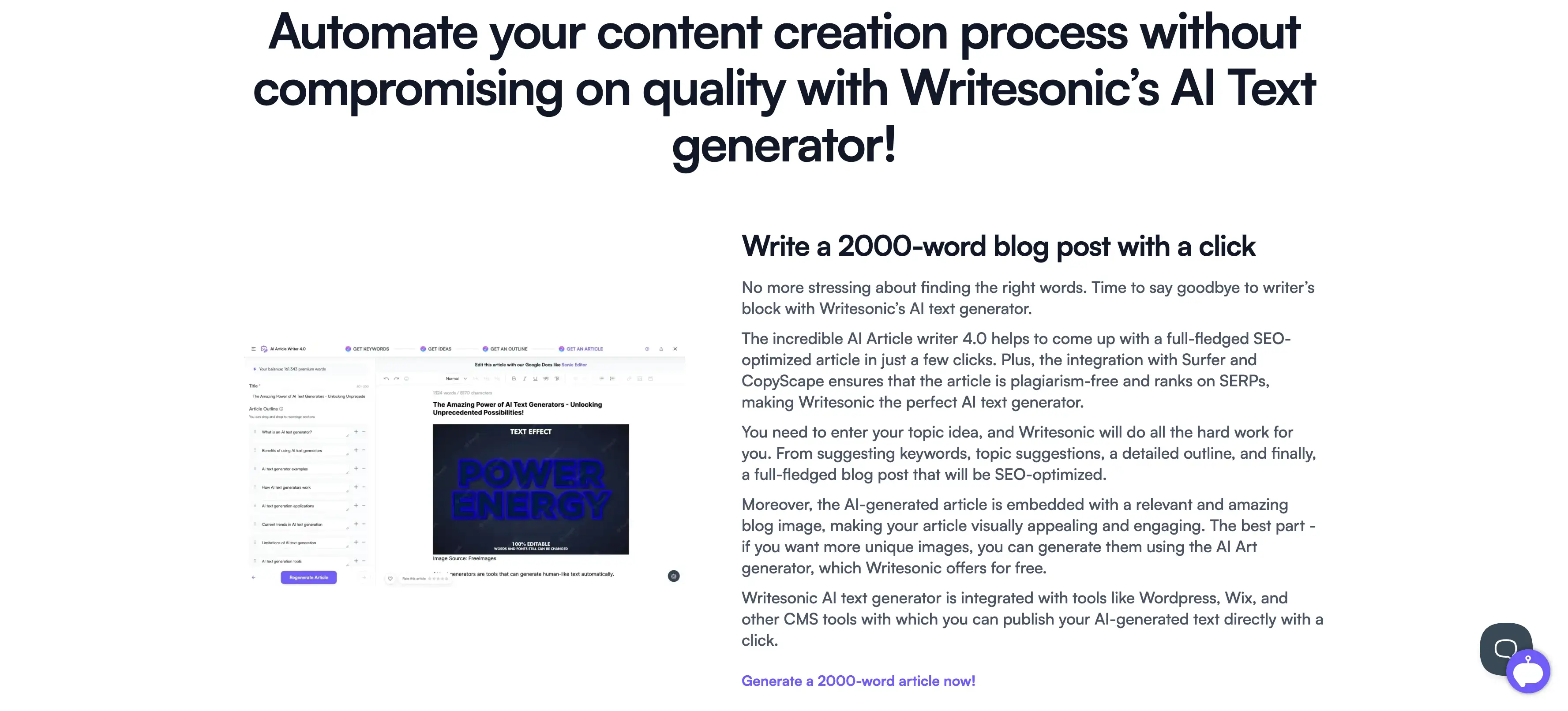 writesonic free writing assistant