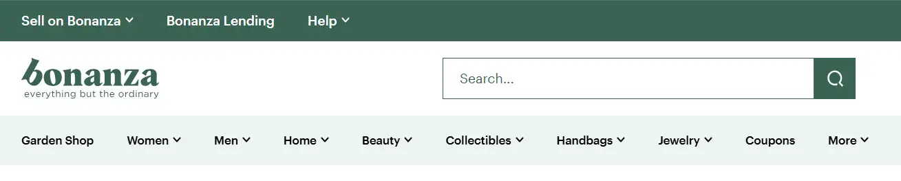 Bonaza homepage