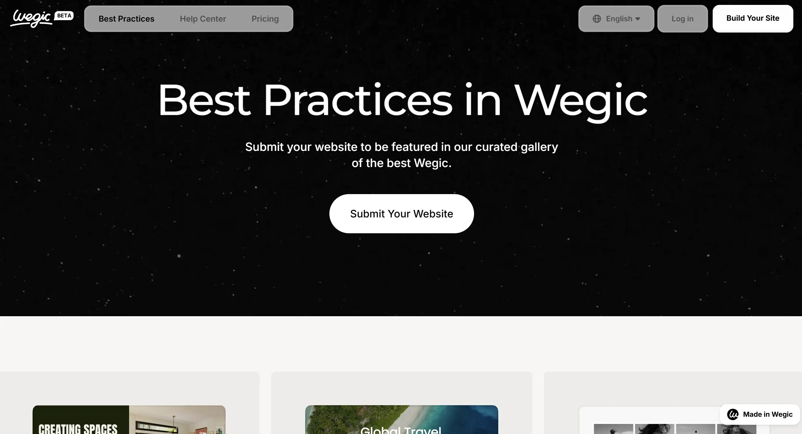 Best practices of website creation in Wegic