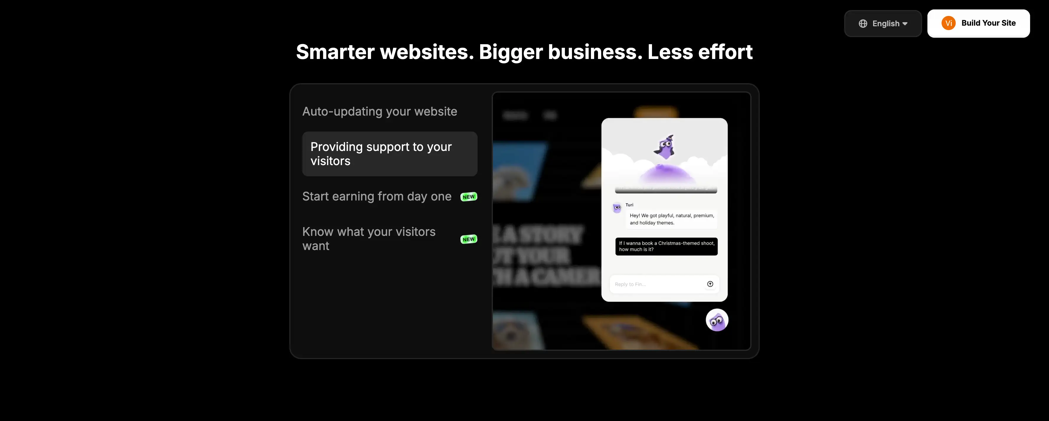 Smarter websites bigger business