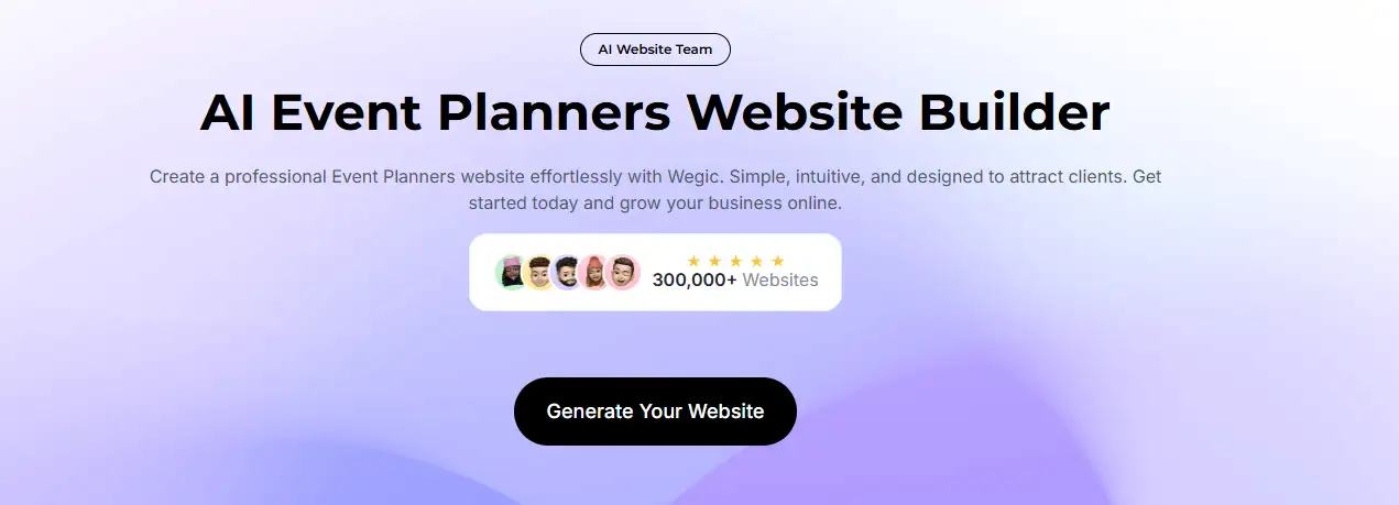 Wegic's homepage