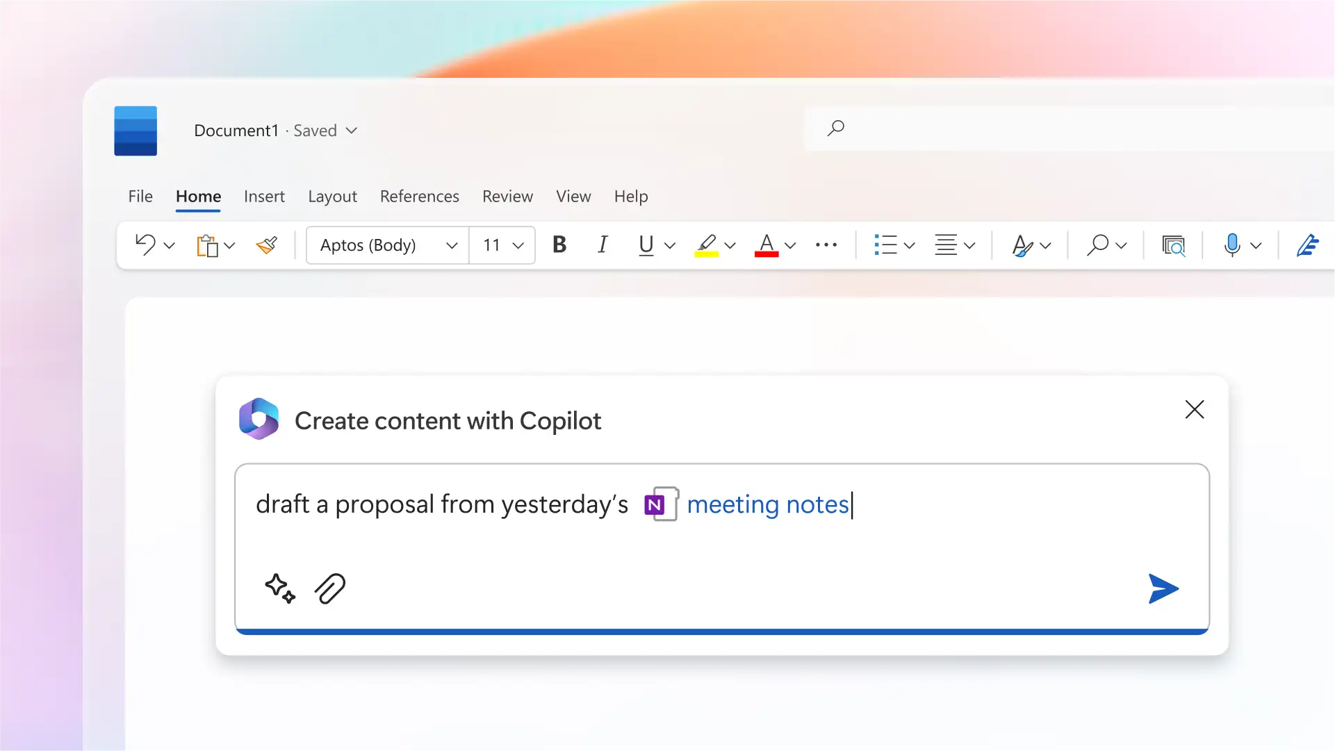 Microsoft Copilot's homepage