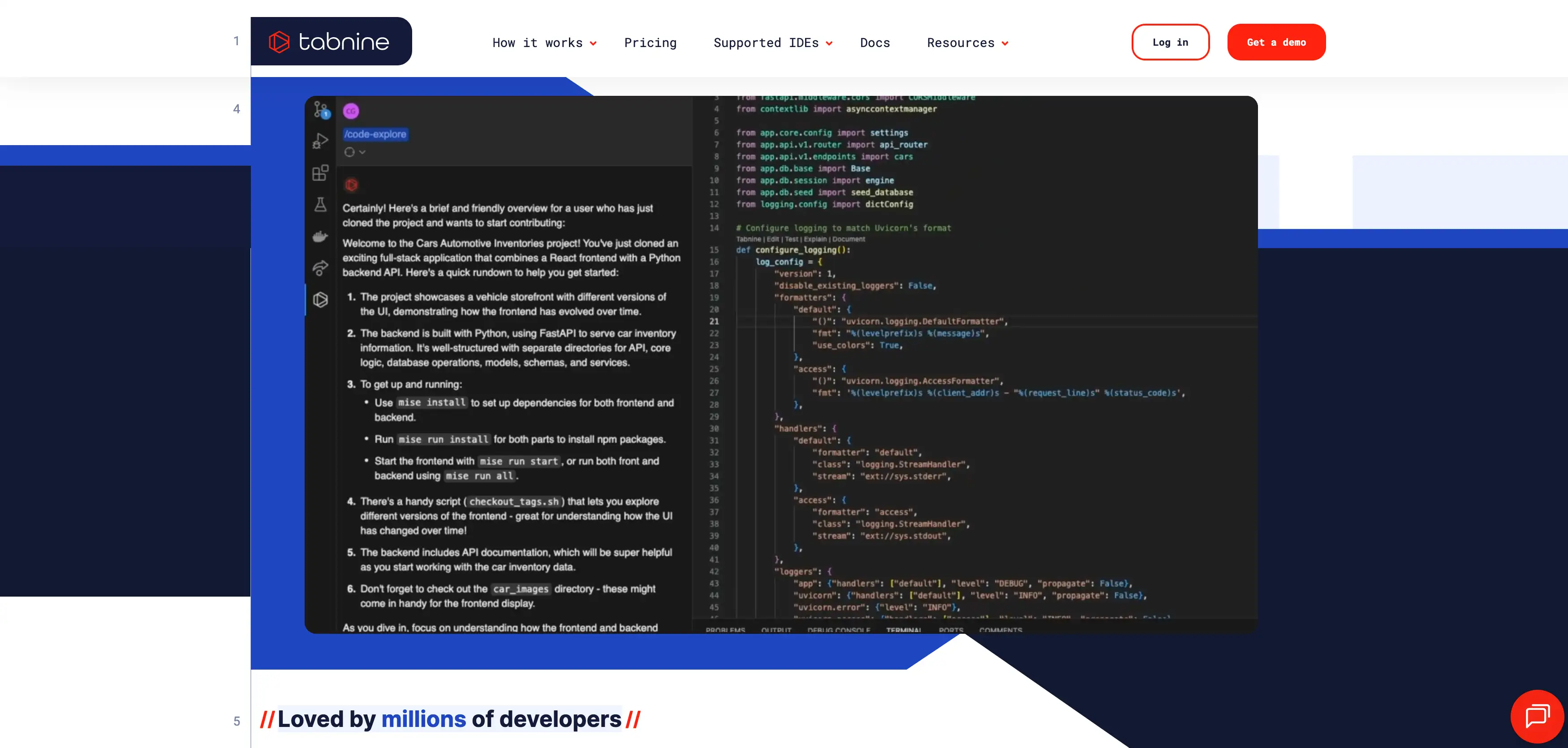 tabnine loved by millions of developers tabnine loved by millions of developers