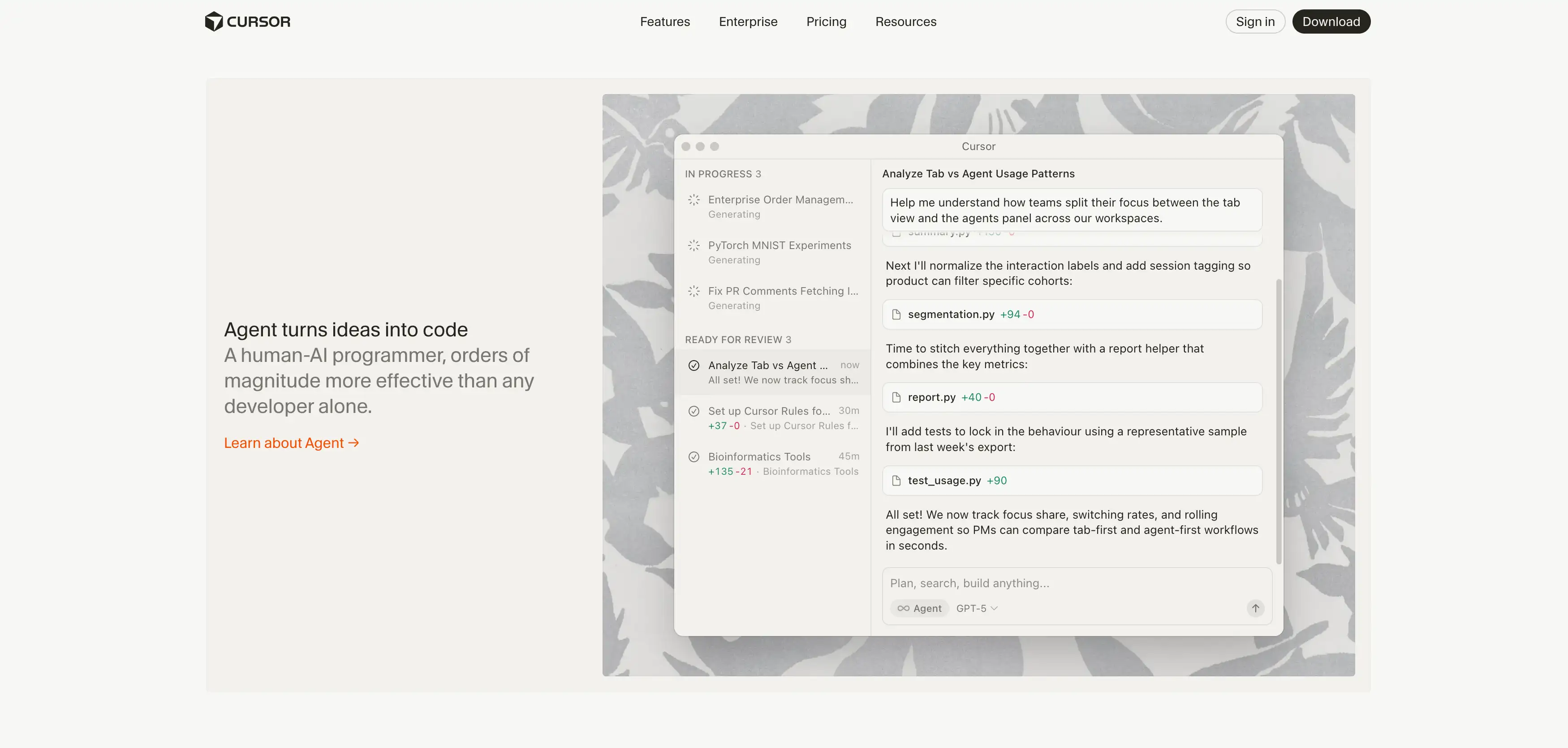 cursor agent turns ideas into code cursor agent turns ideas into code