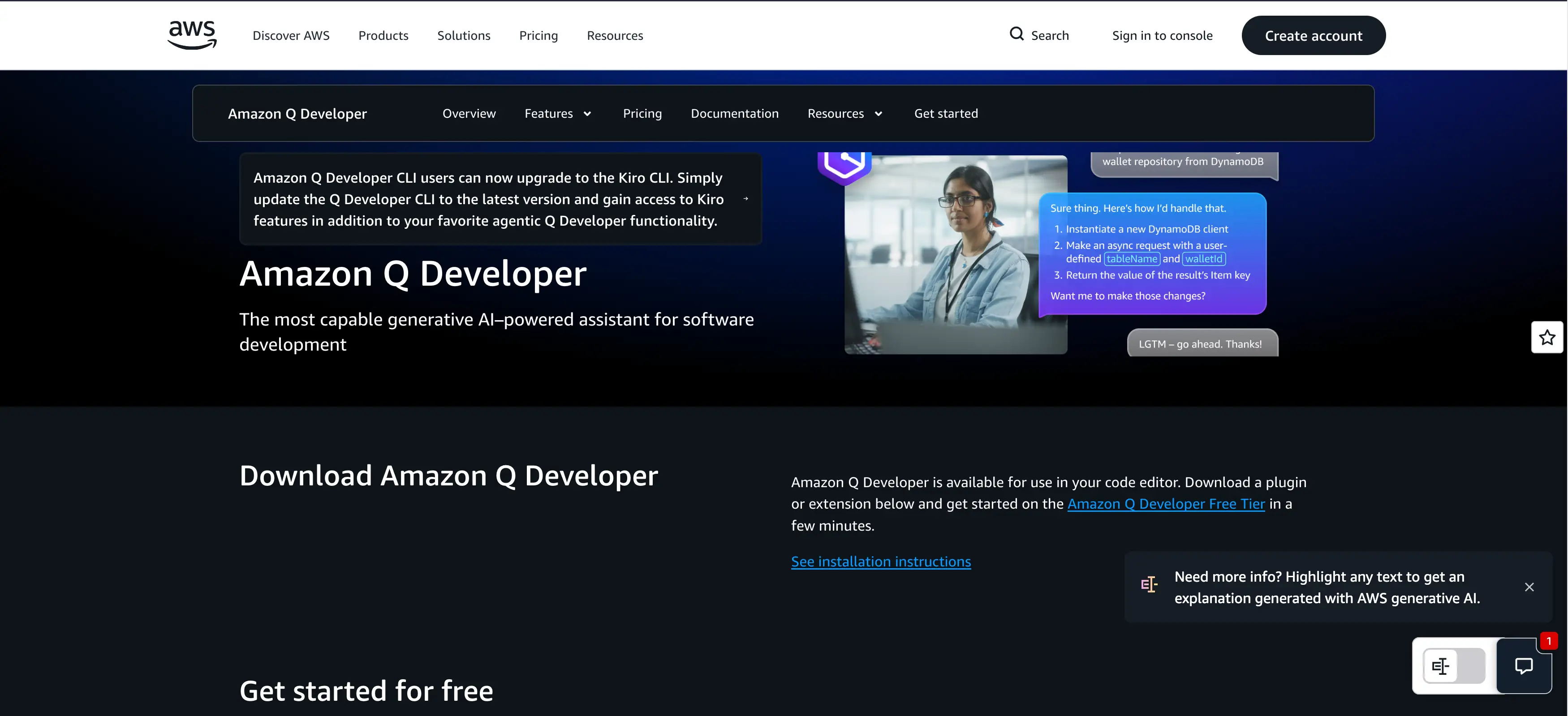 amazon q developer site amazon q developer site