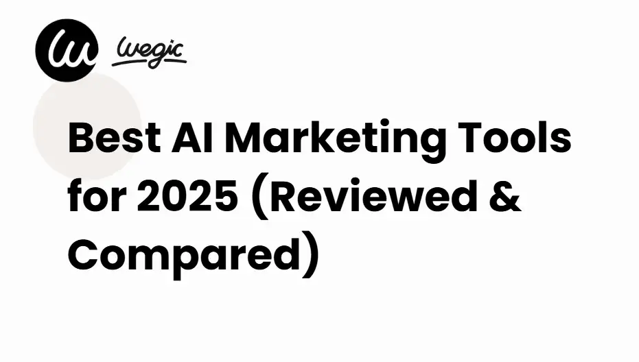 best ai marketing tools for 2025 best ai marketing tools for 2025