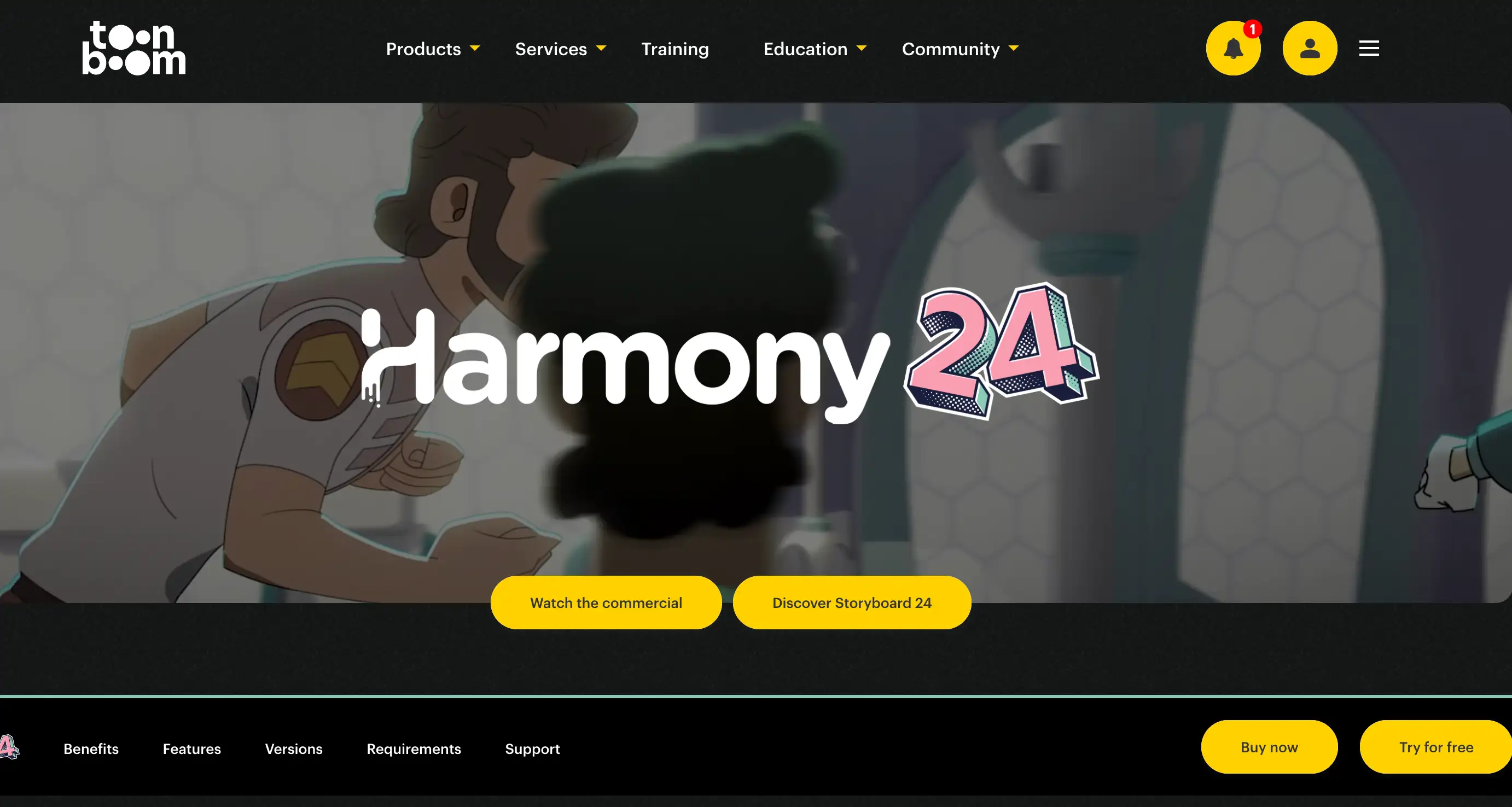 toon boom harmony homepage