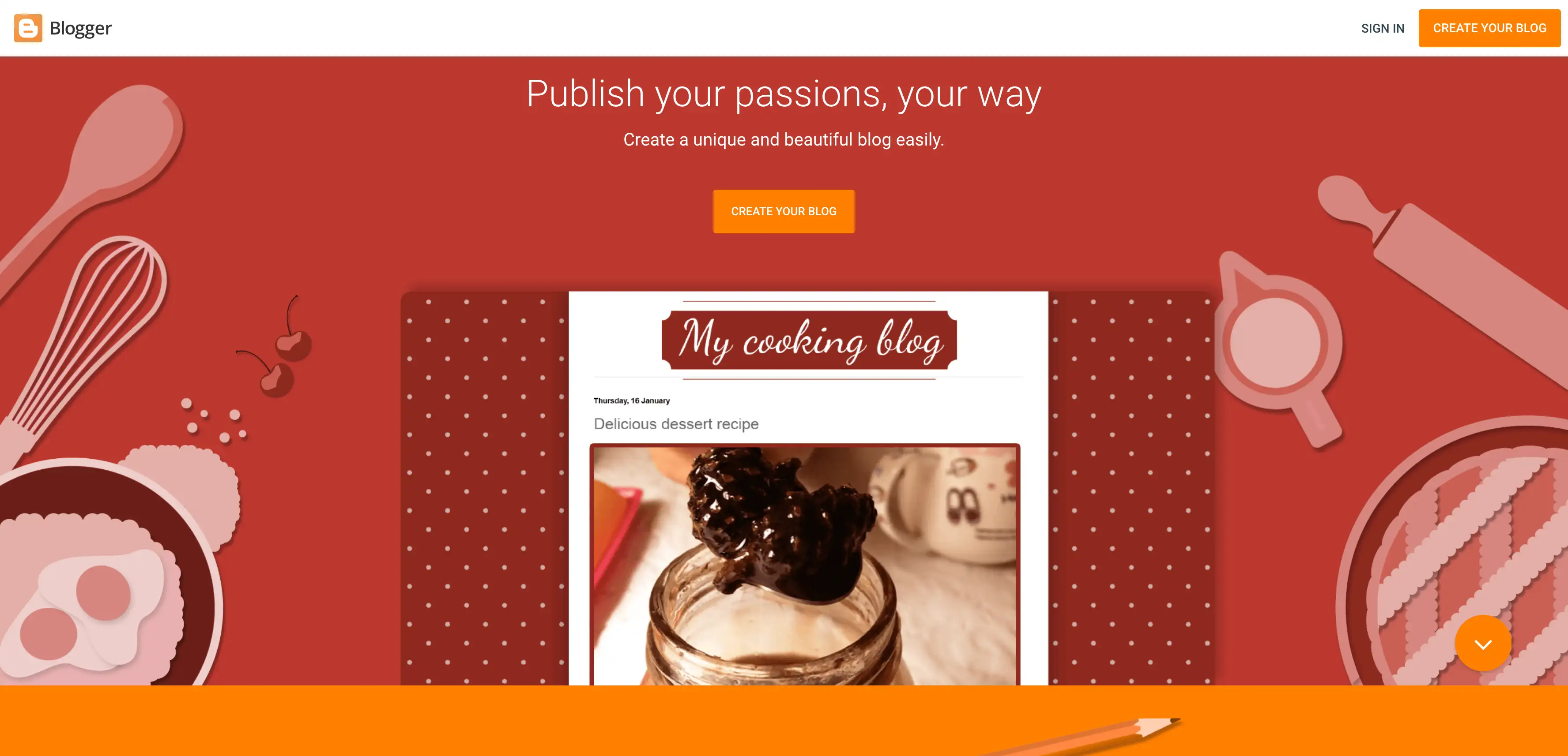 blogger simple and free from google