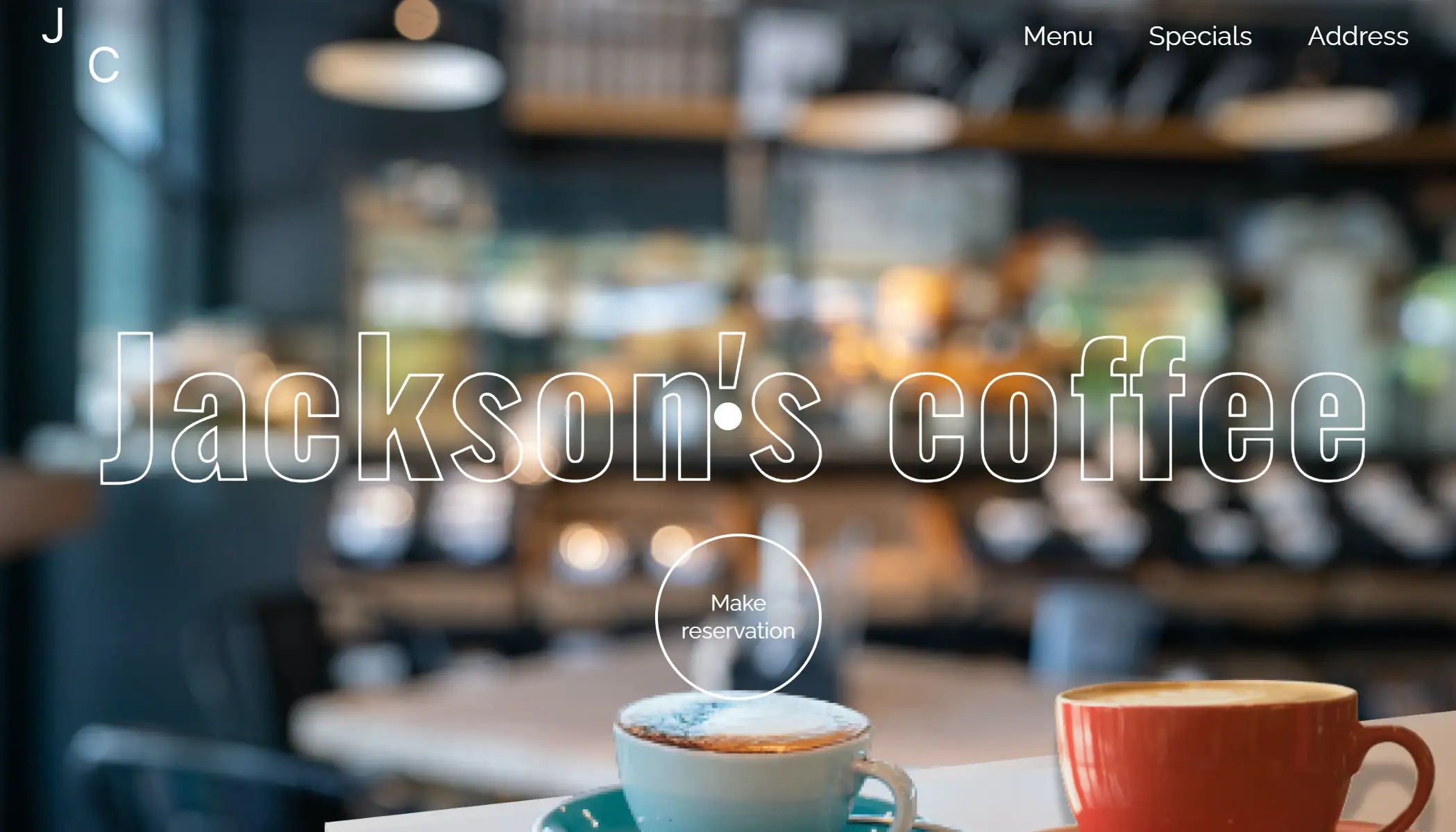 Webflow's website for Malibeach cafe design example Webflow's website for Malibeach cafe design example