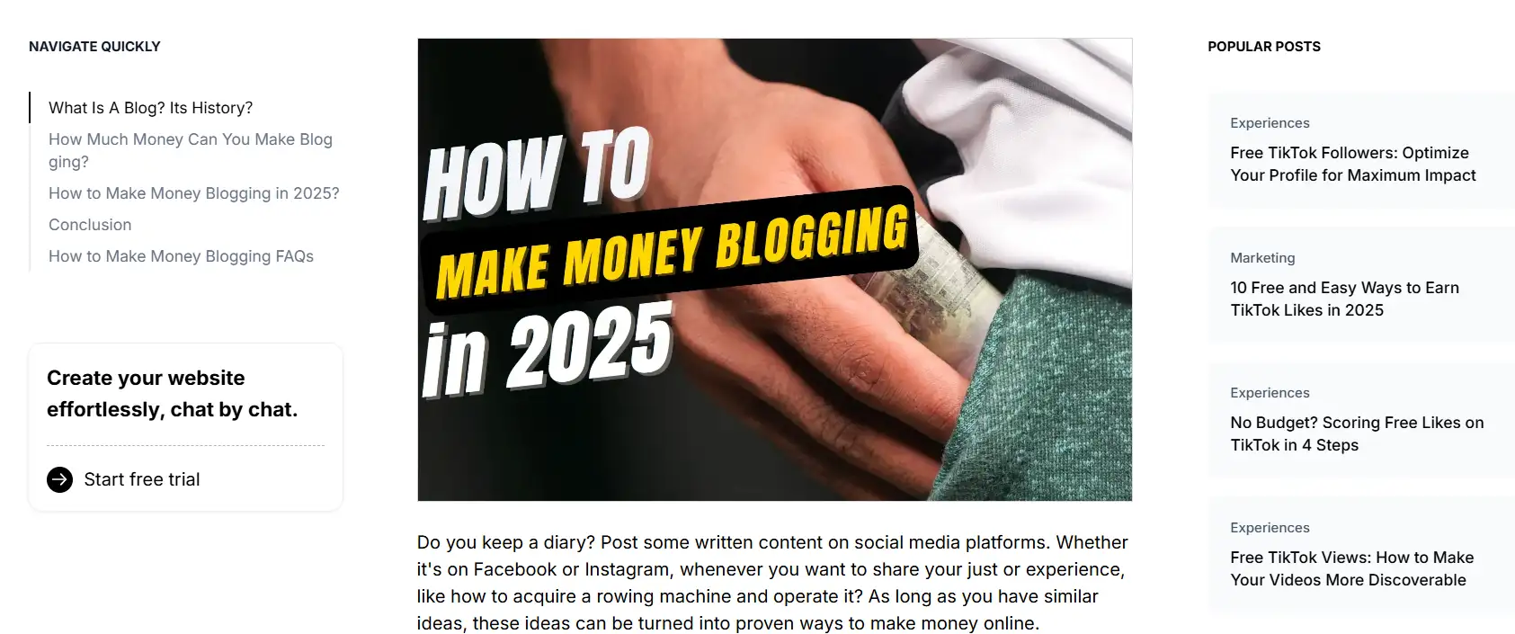 New ideas for making money