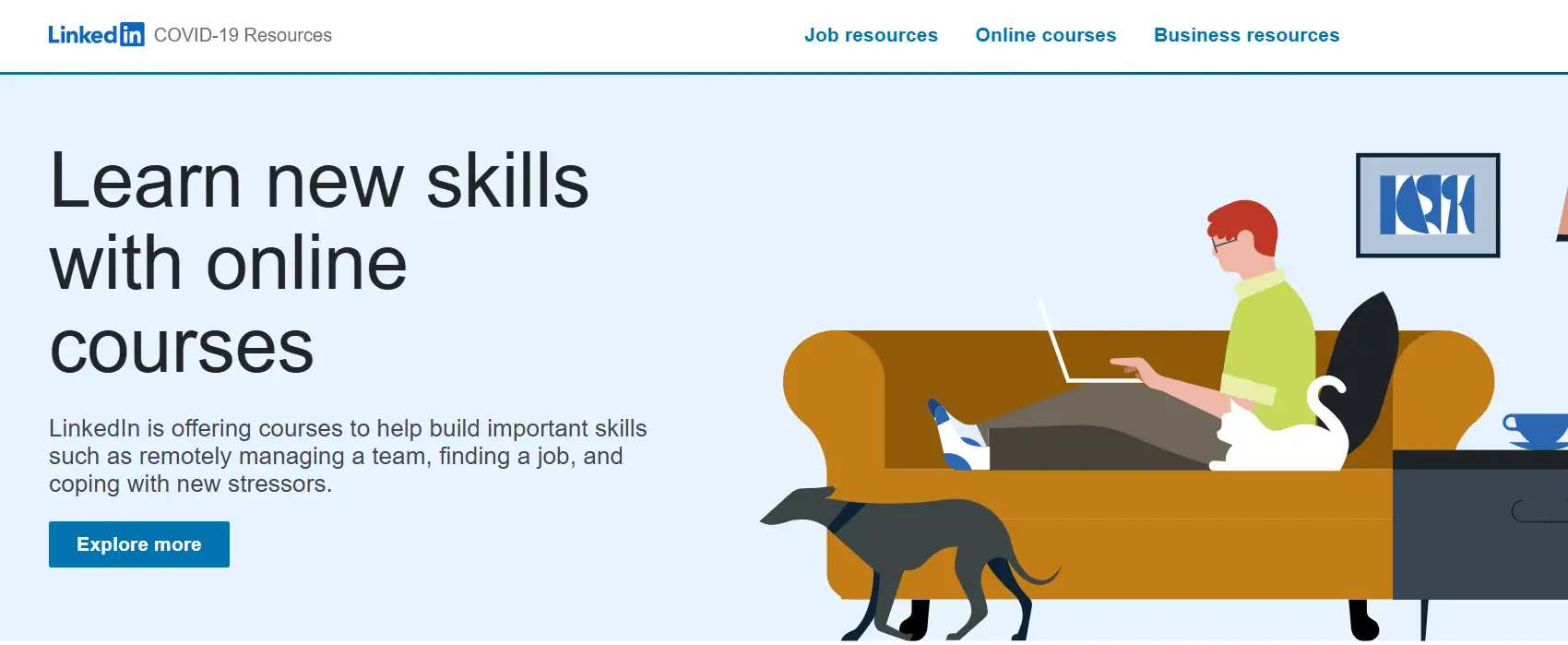 linkedin learning homepage