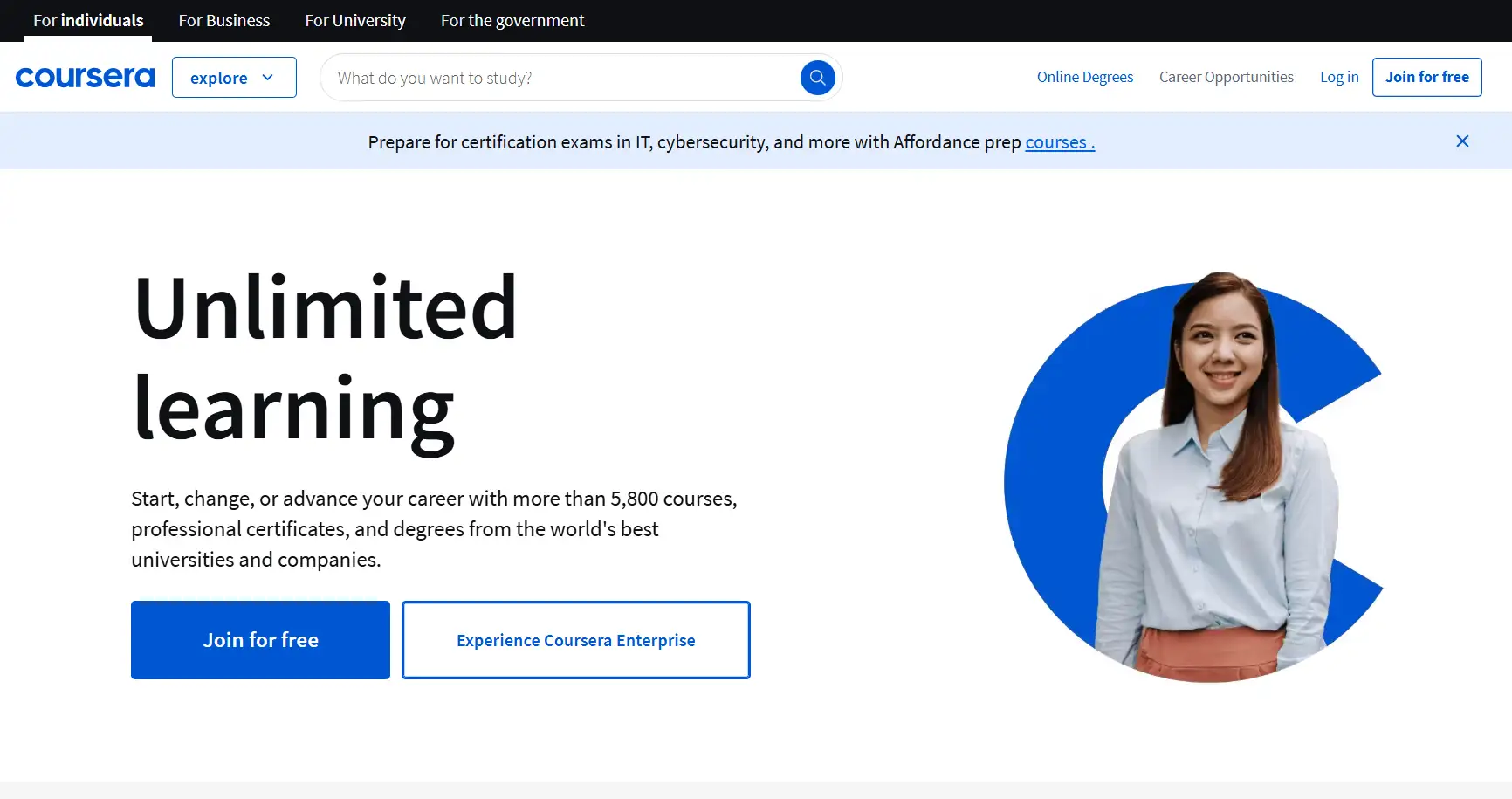 free online course platform with creative website designs