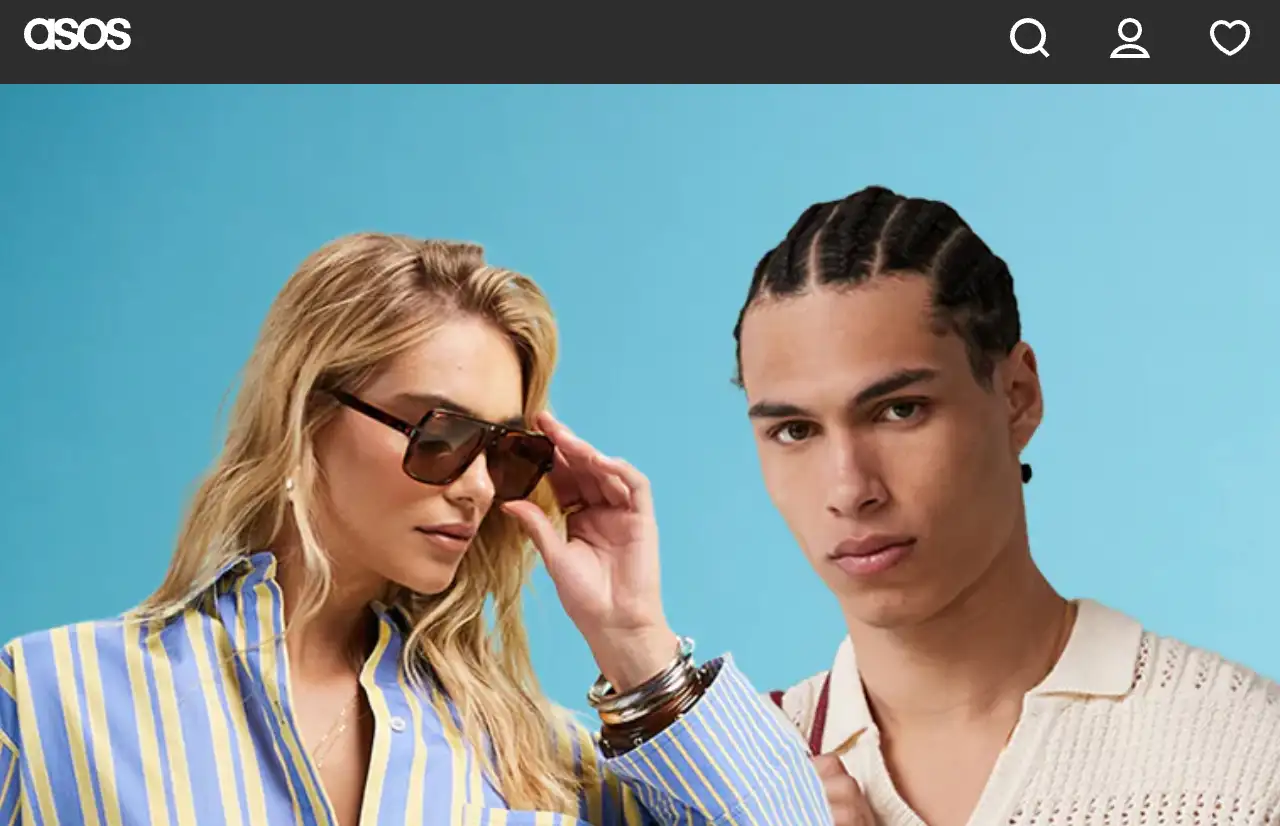 asos homepage