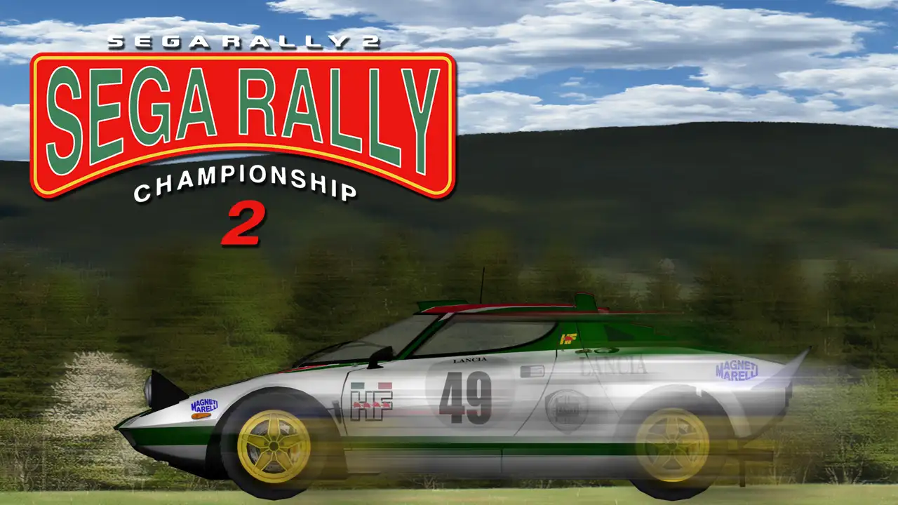 Sega Rally 2's homepage Sega Rally 2's homepage