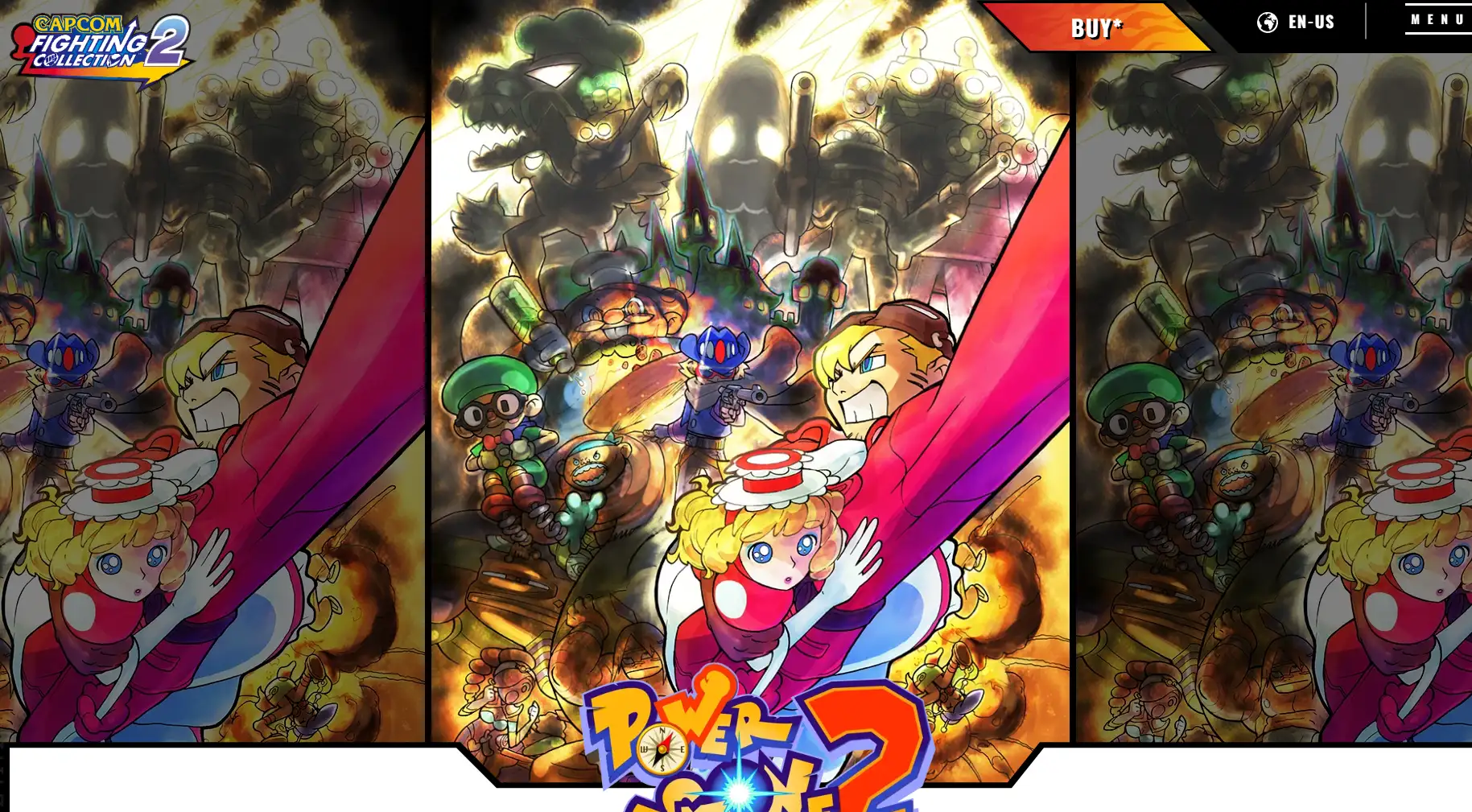 The homepage of Power Stone 2 The homepage of Power Stone 2