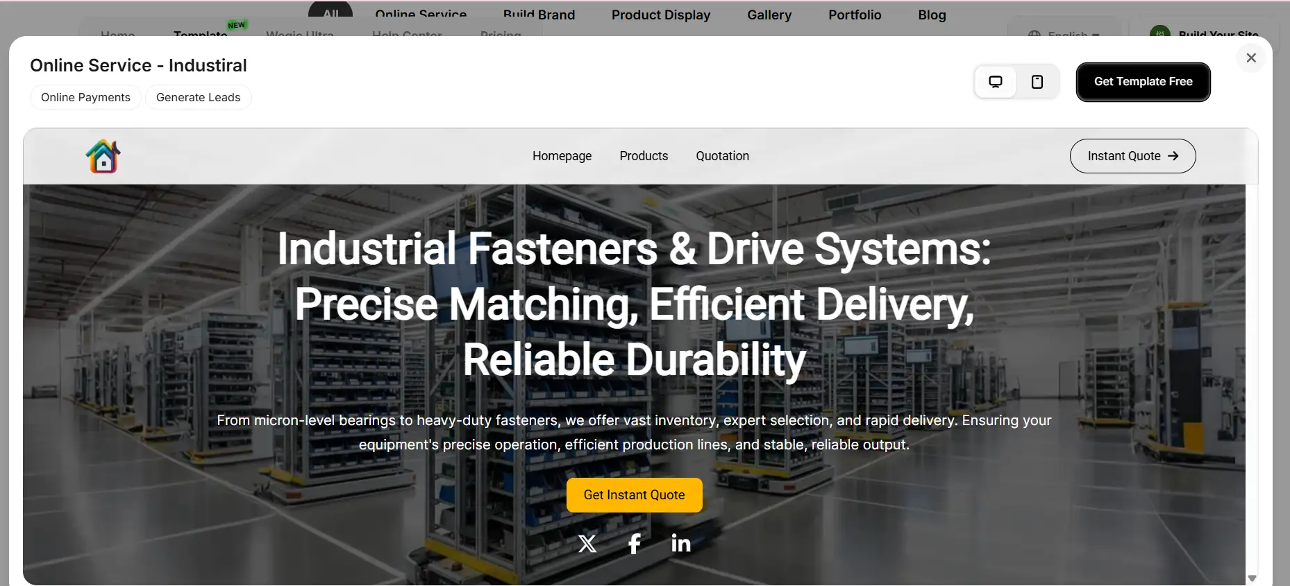 Wegic website template Wegic website template