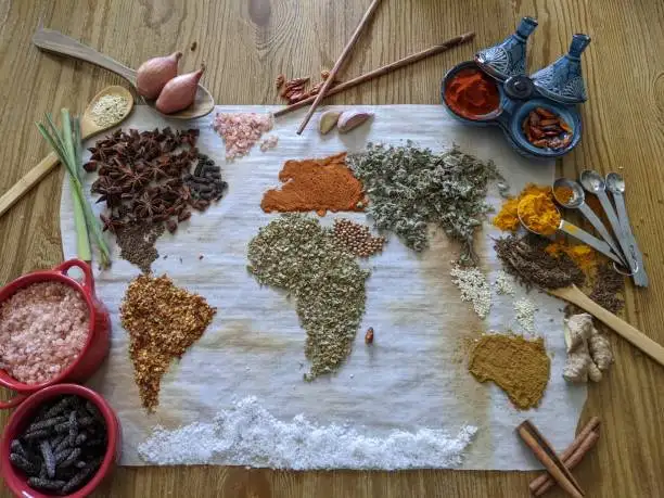 global cuisine favor for international inspiration