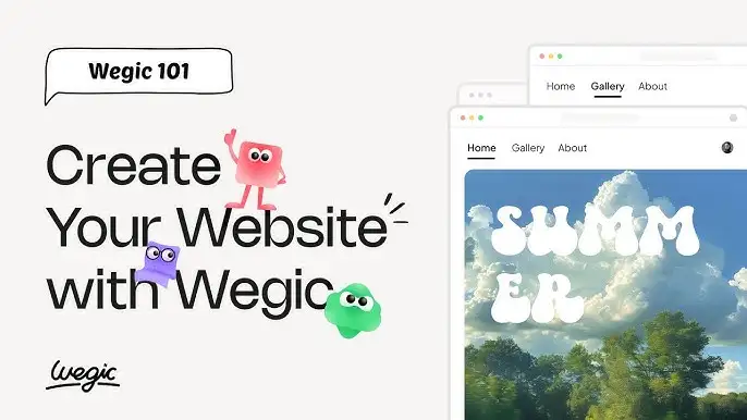 create a website with wegic