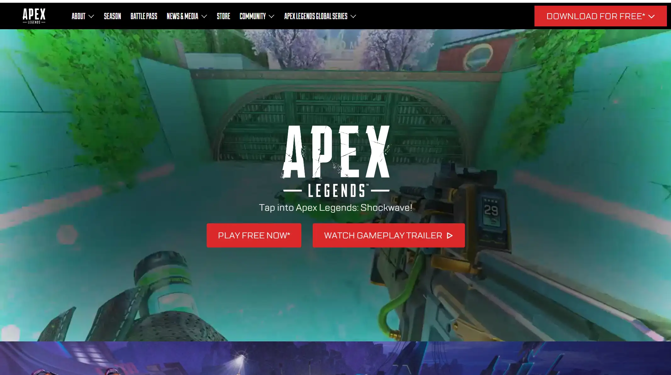 official website of apex legends