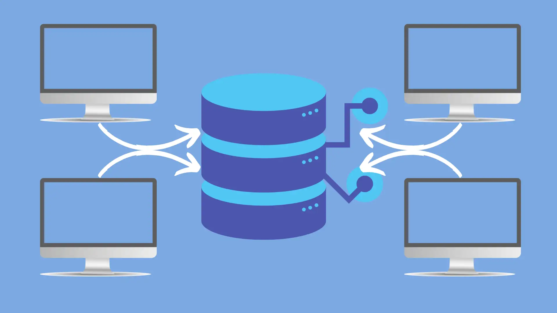 shared hosting illustration