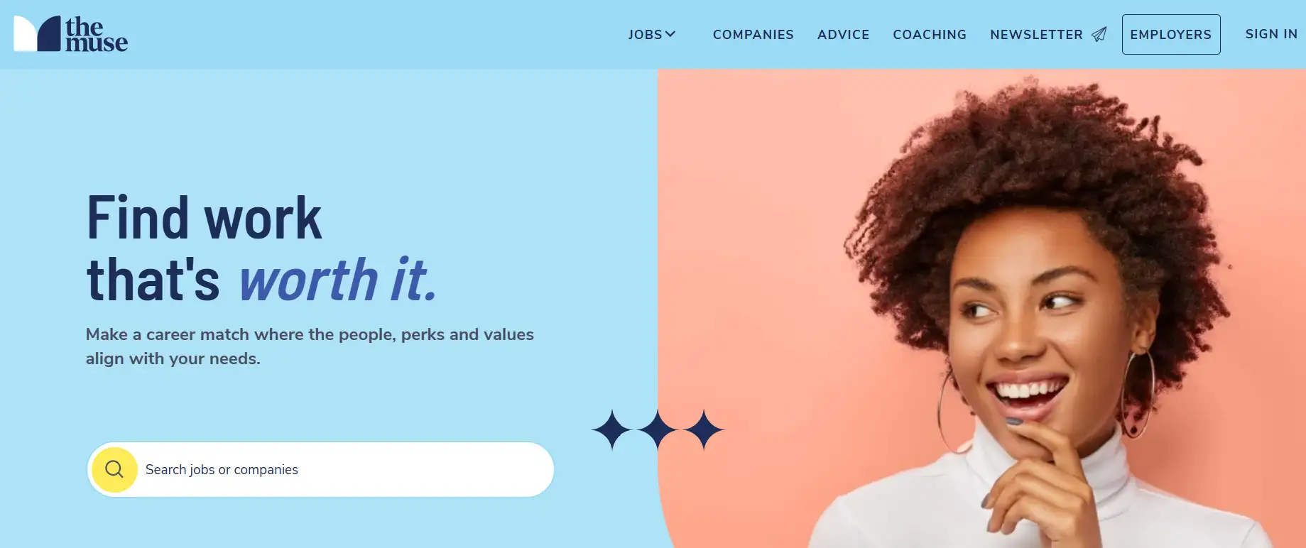The Muse's homepage The Muse's homepage
