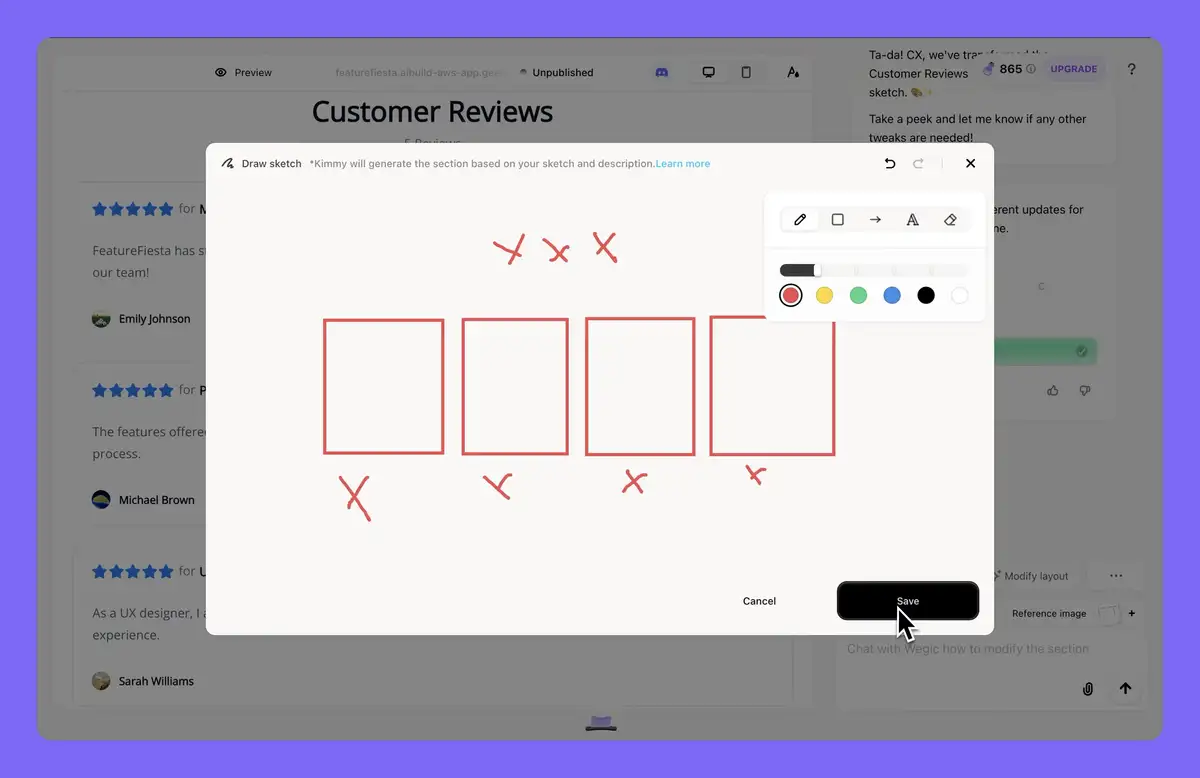 Draw a reference sketch on Wegic Draw a reference sketch on Wegic