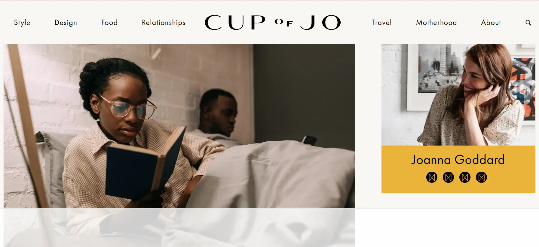 A Cup of Jo's homepage