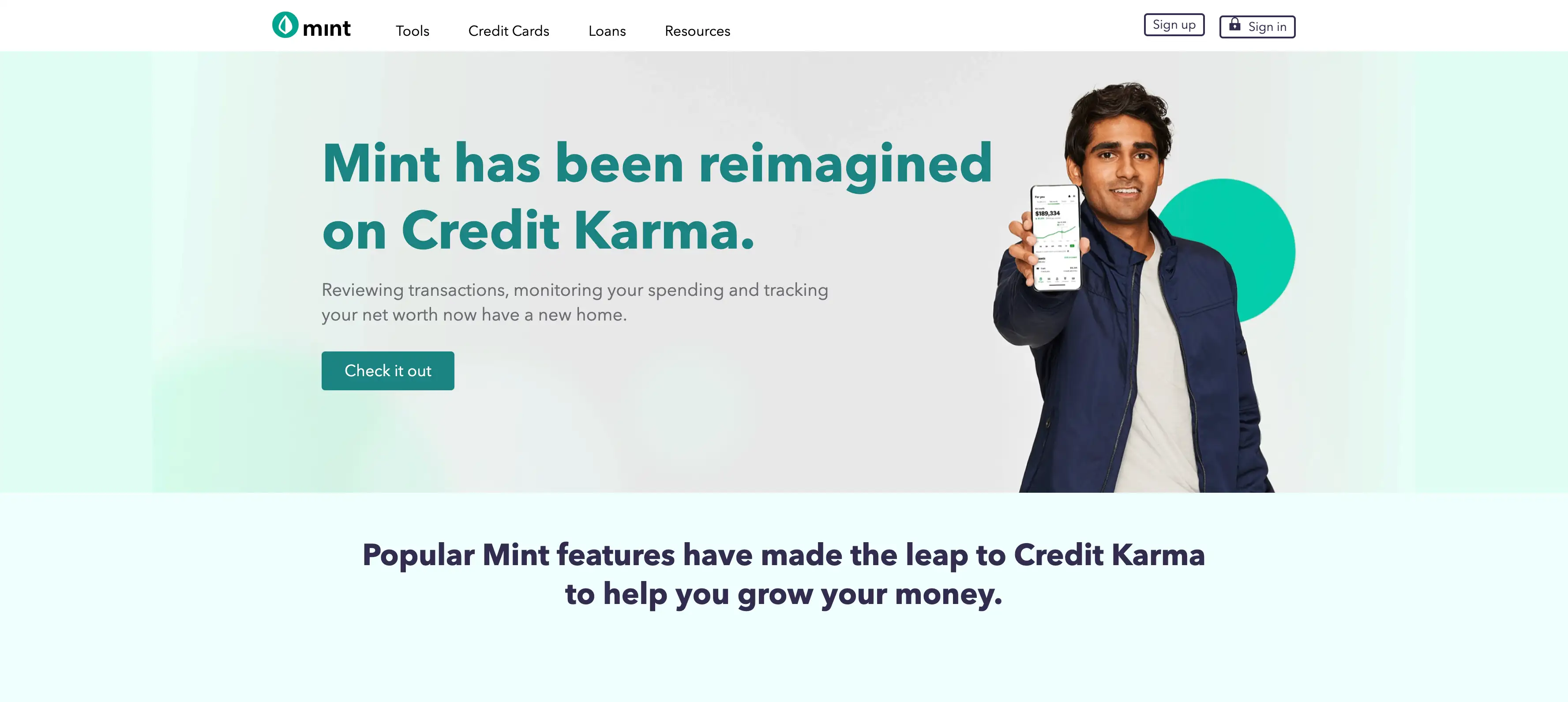 mint homepage marketing mint homepage marketing