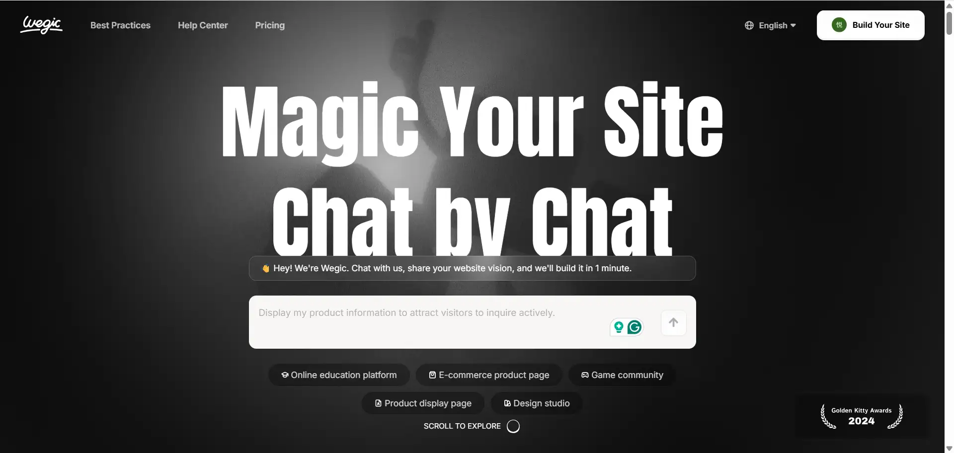 wegic website builder