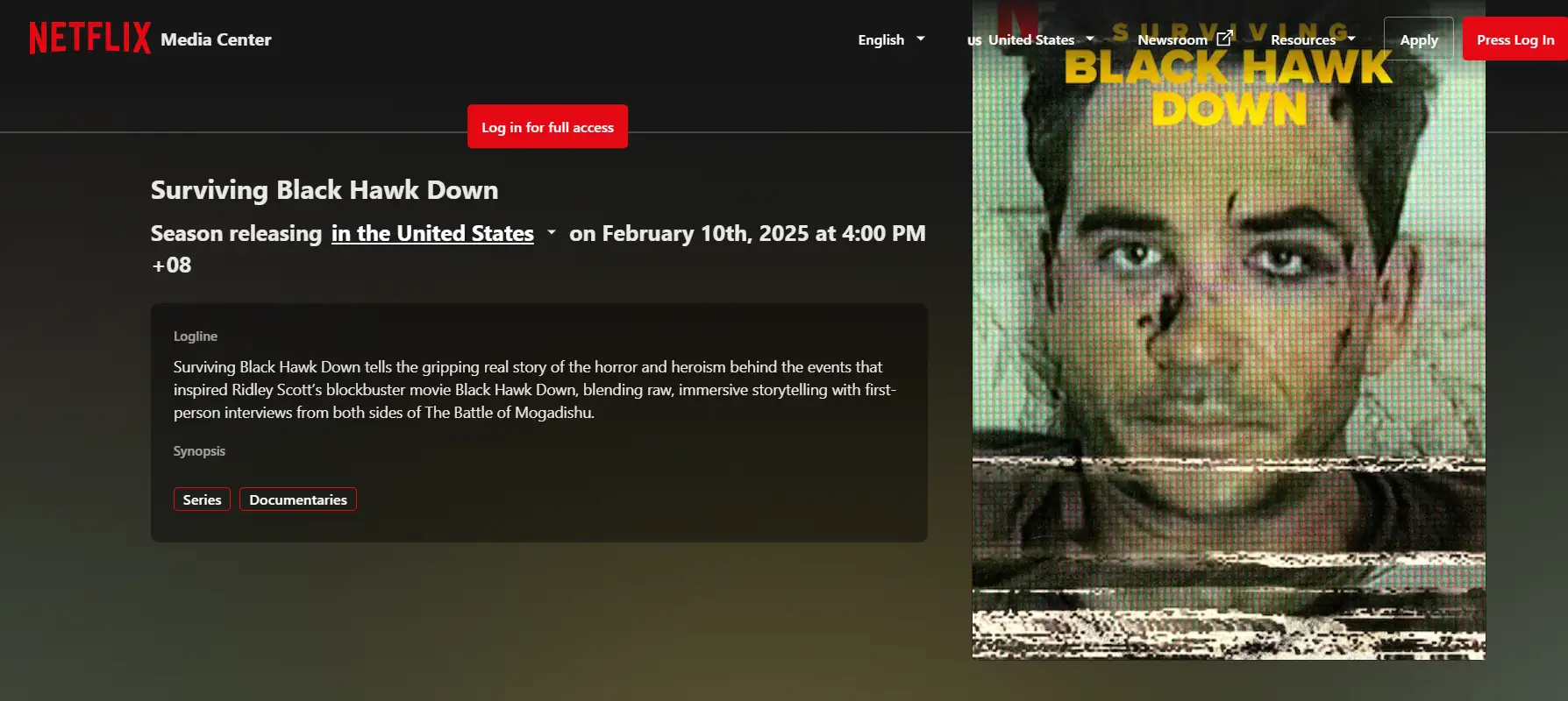 Surviving Black Hawk Down