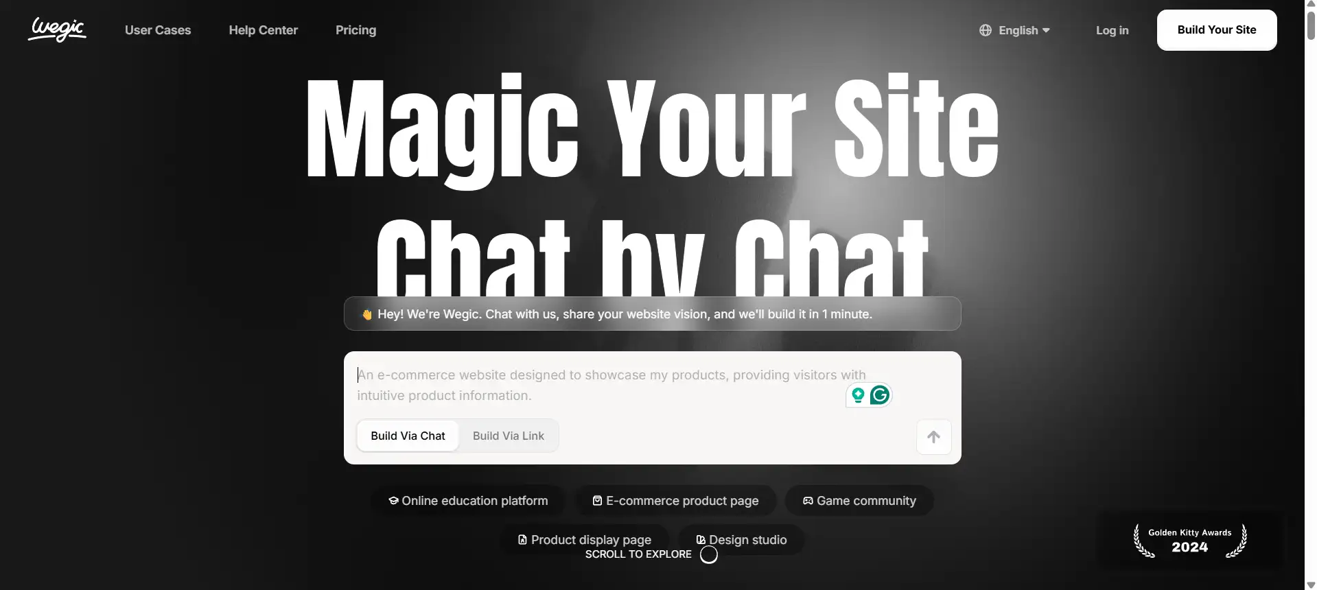 wegic website builder