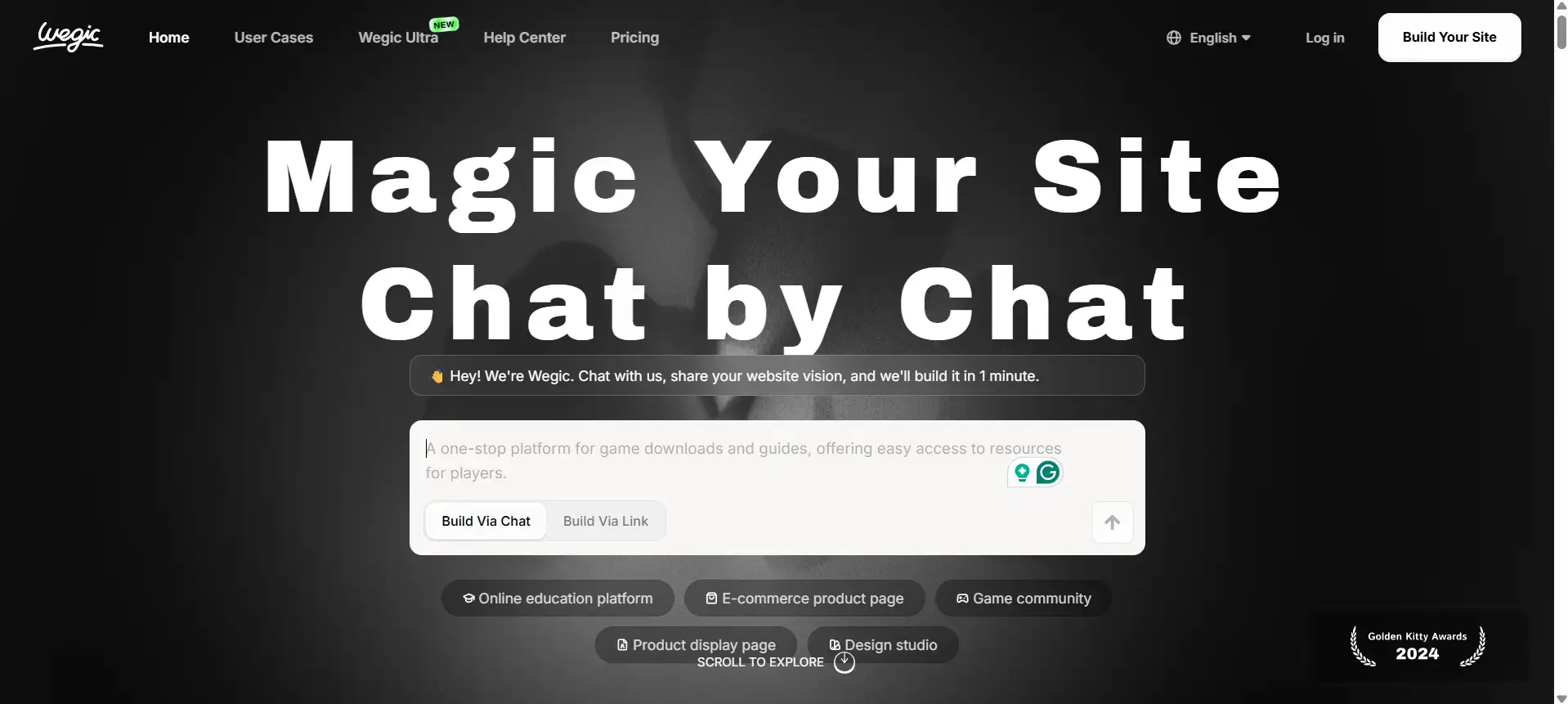 wegic website builder